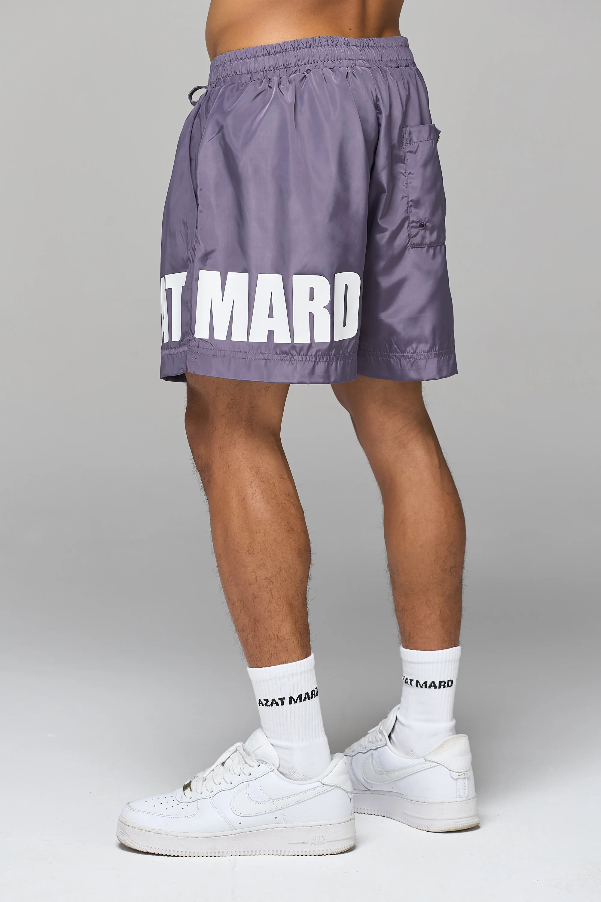 LILAC IMPACT LOGO SWIM SHORT - Image 3