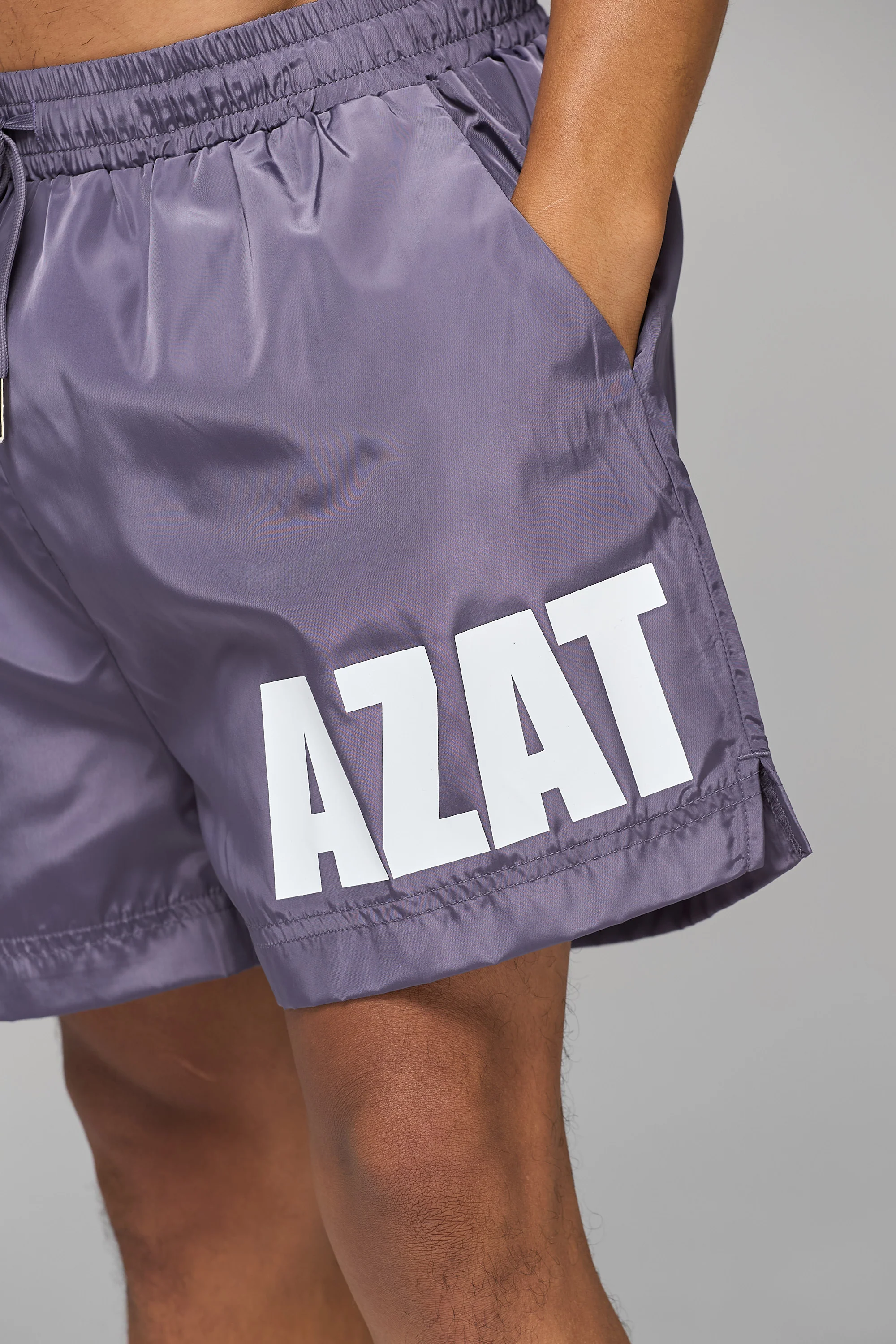 LILAC IMPACT LOGO SWIM SHORT - Image 4
