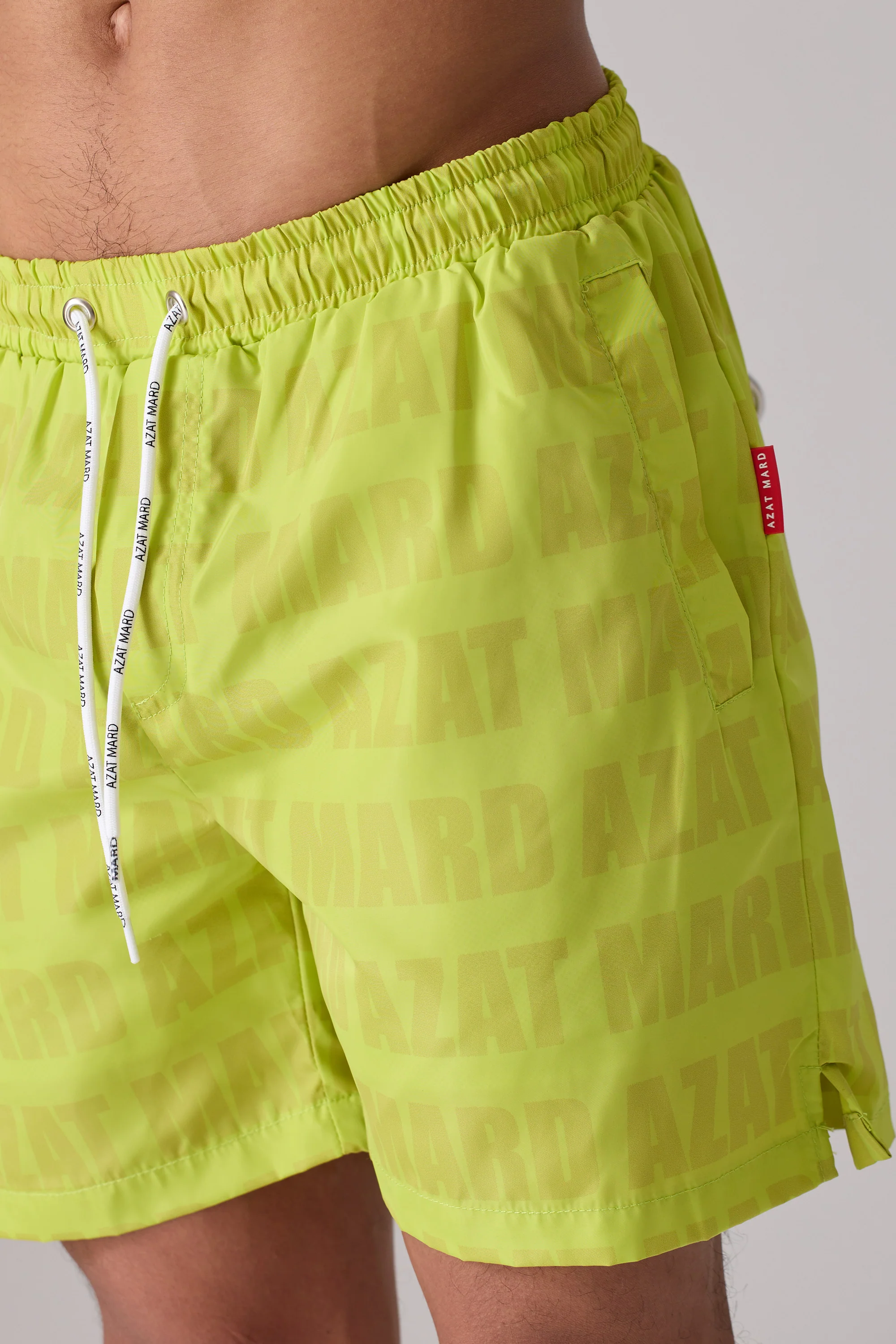LIME GREEN IMPACT SWIM SHORT - Image 5