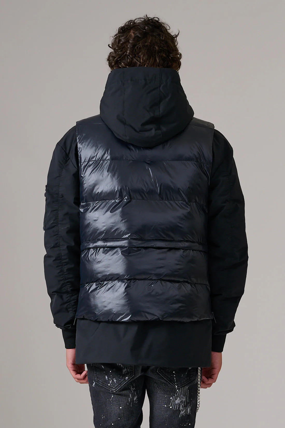 LONG DOWN PUFFER COAT - Image 3