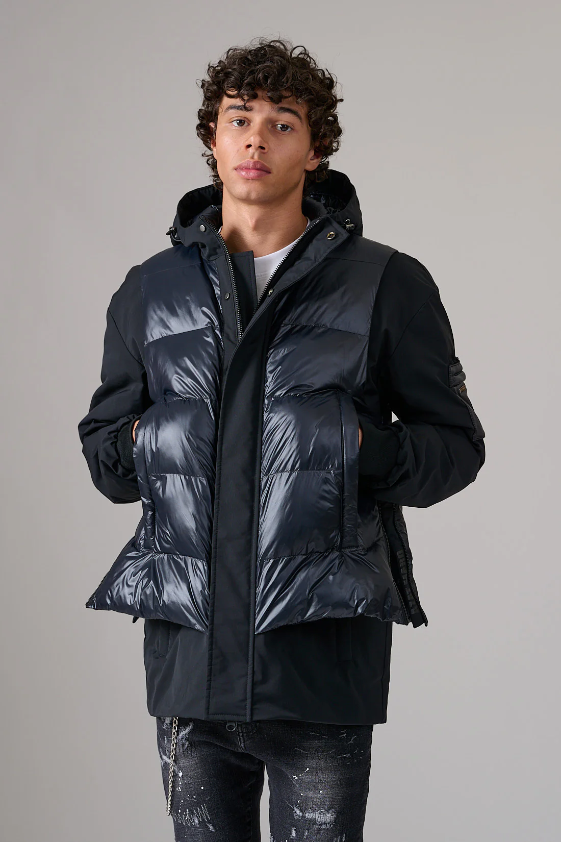 LONG DOWN PUFFER COAT - Image 6