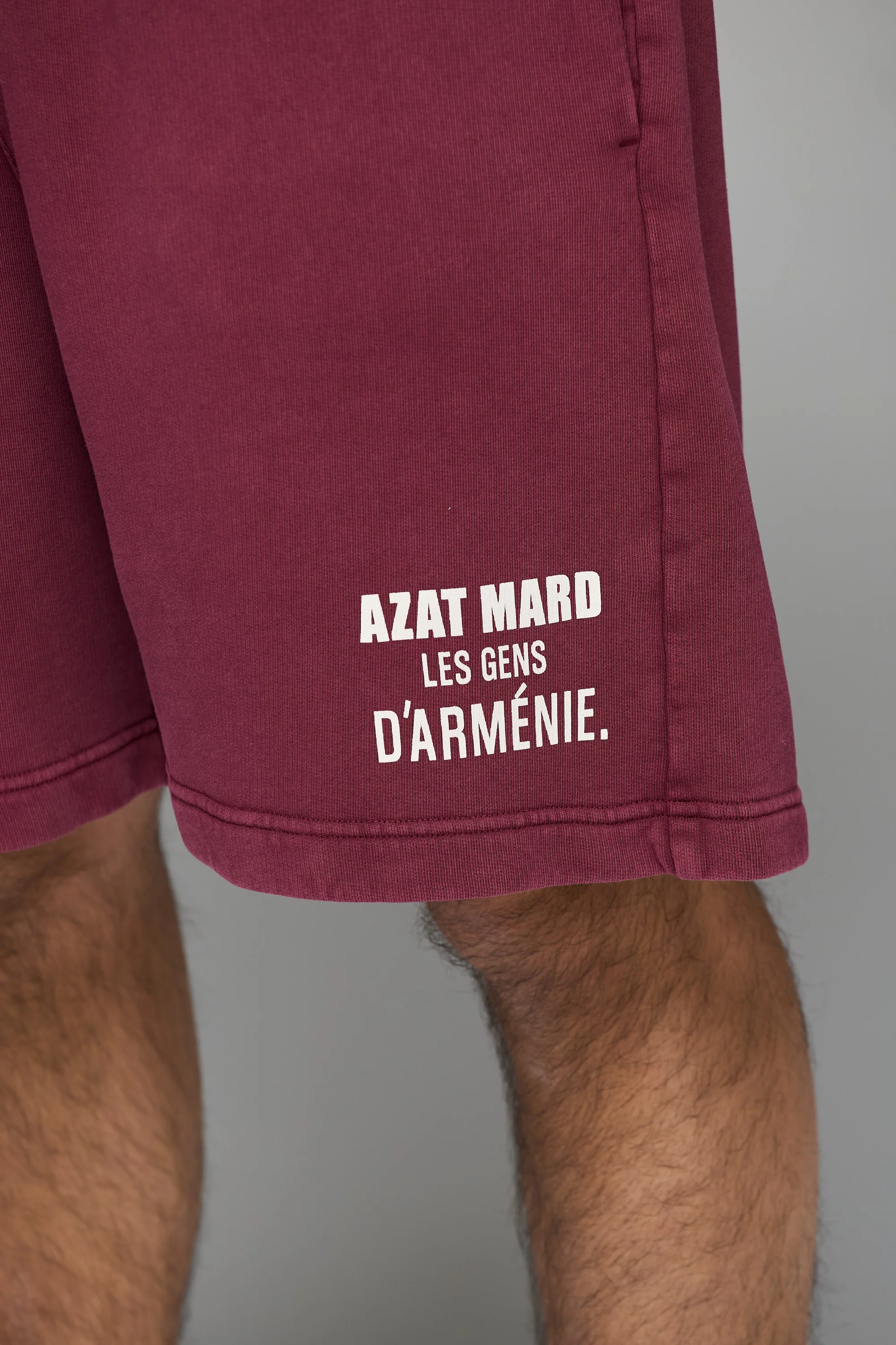 LES GENS MAROON SHORTS - Image 6