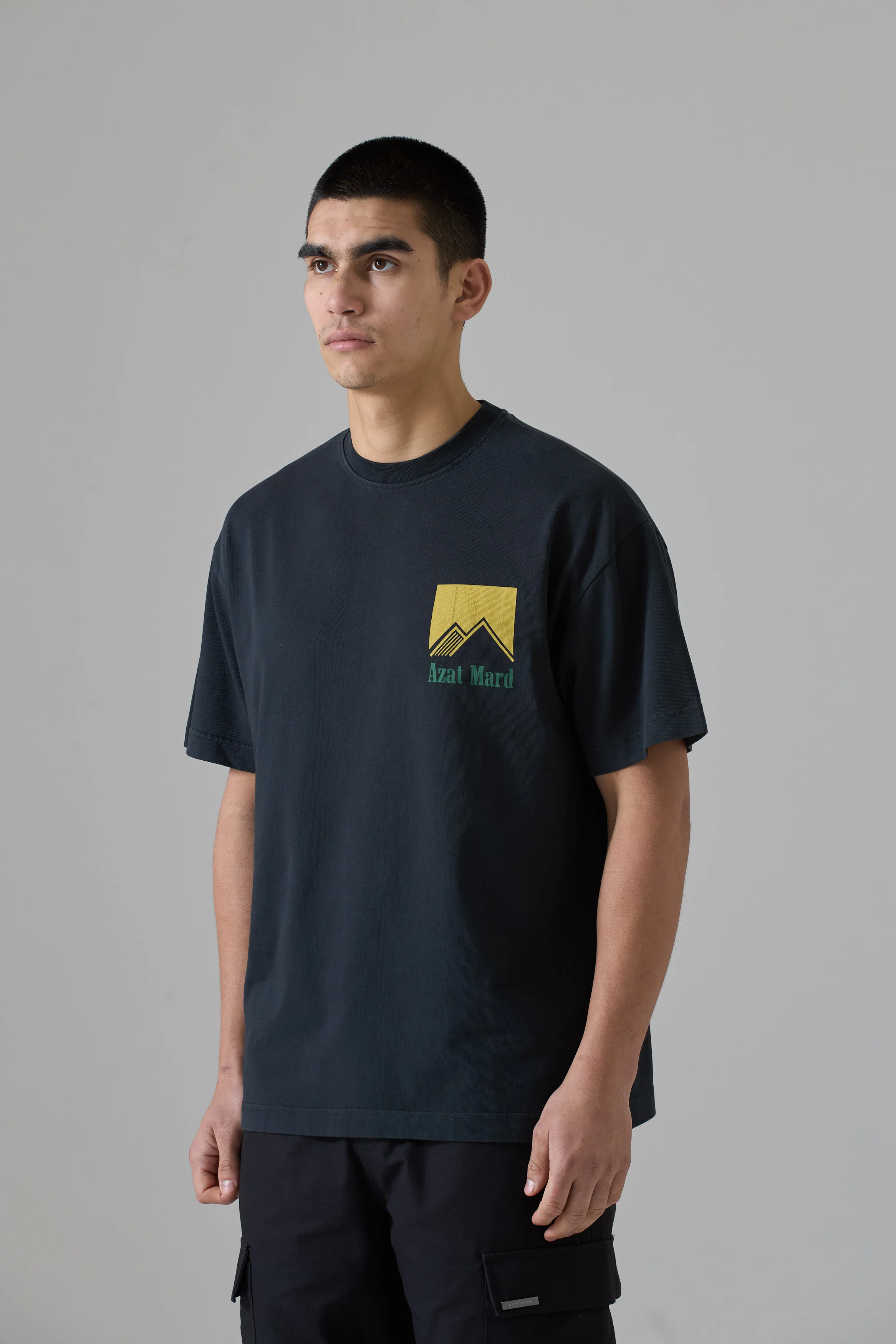 SPECIAL BLENDS WASHED BLACK T-SHIRT - Image 3