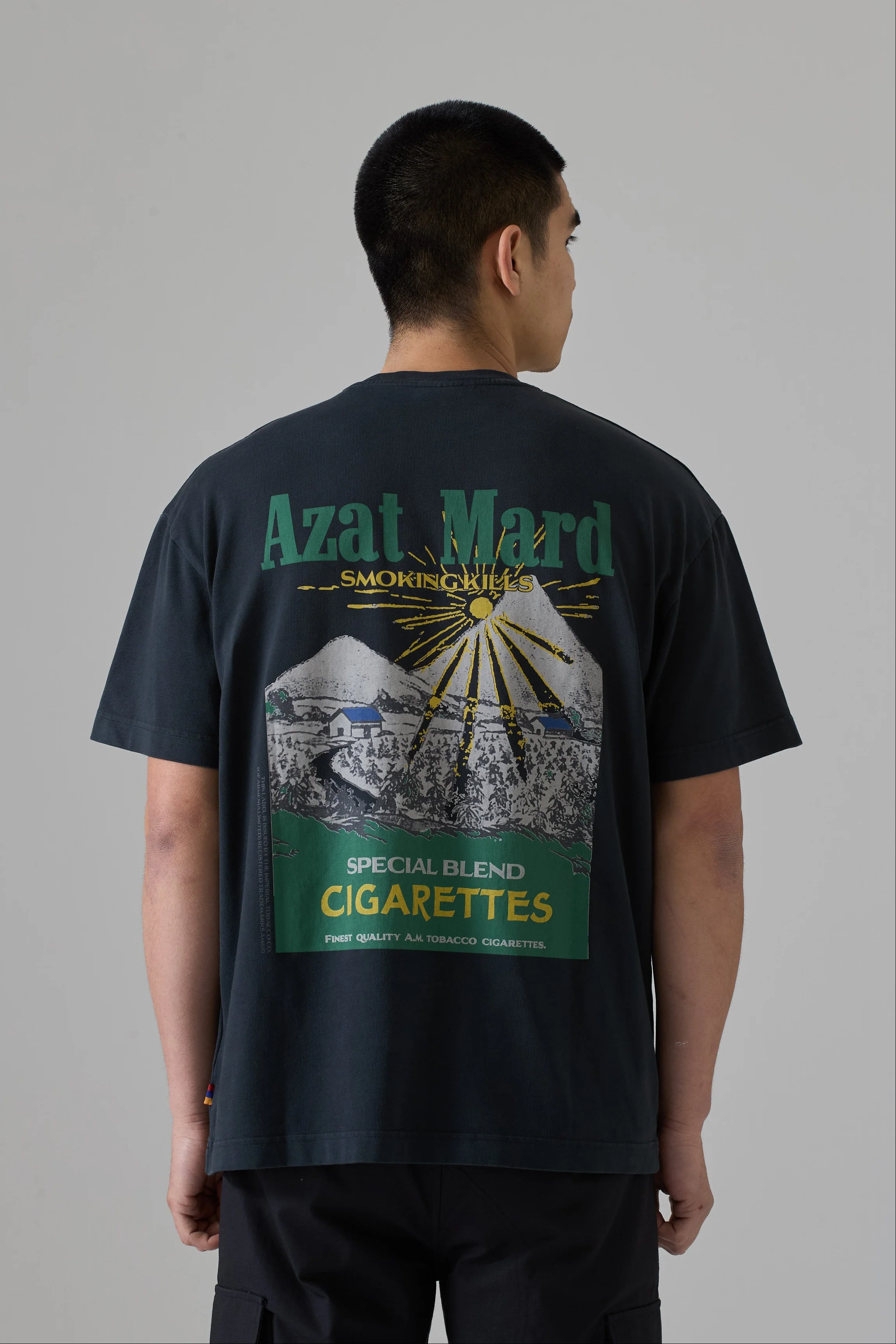 SPECIAL BLENDS WASHED BLACK T-SHIRT - Image 4