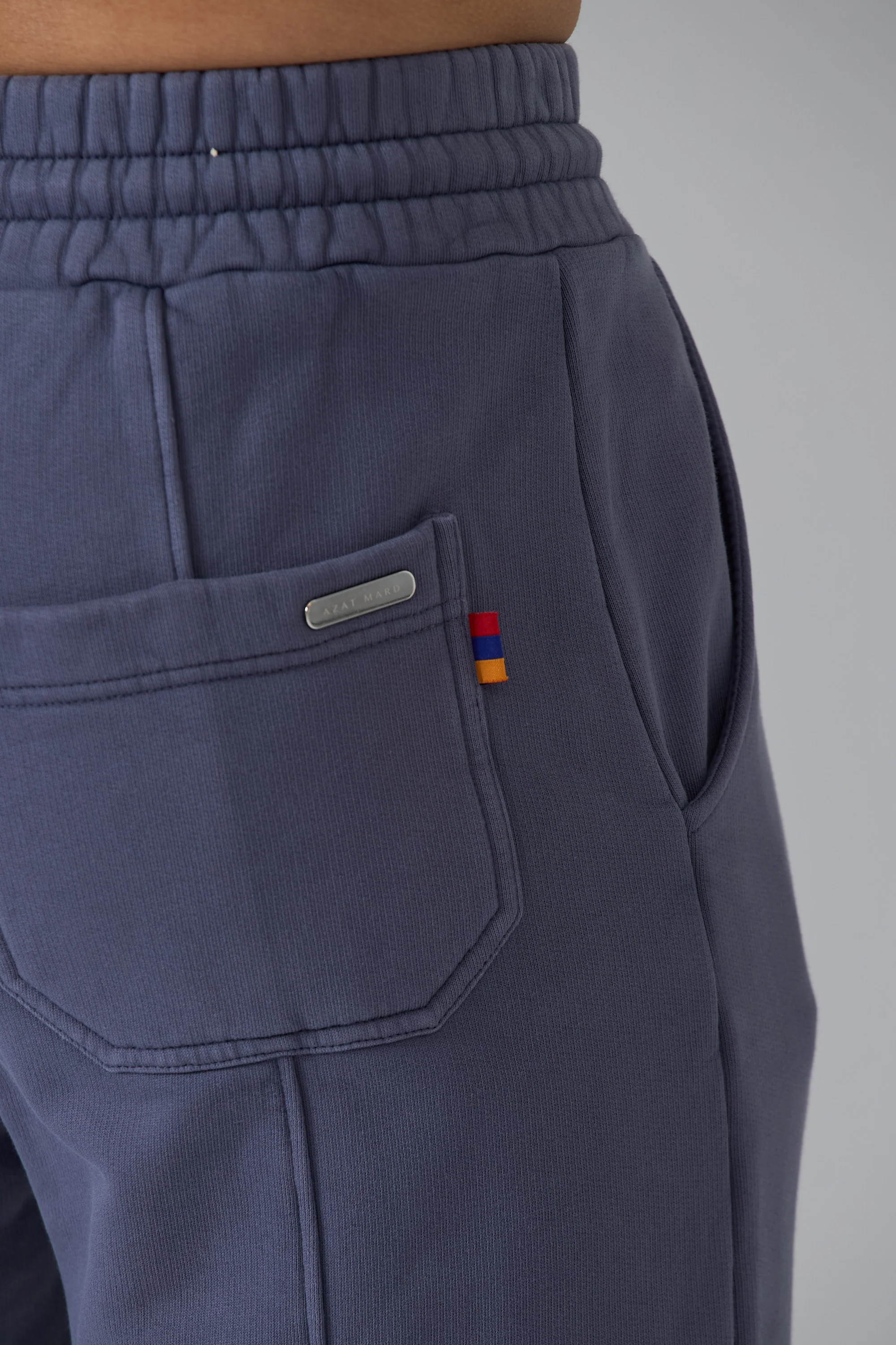 LES GENS WASHED NAVY JOGGERS - Image 4