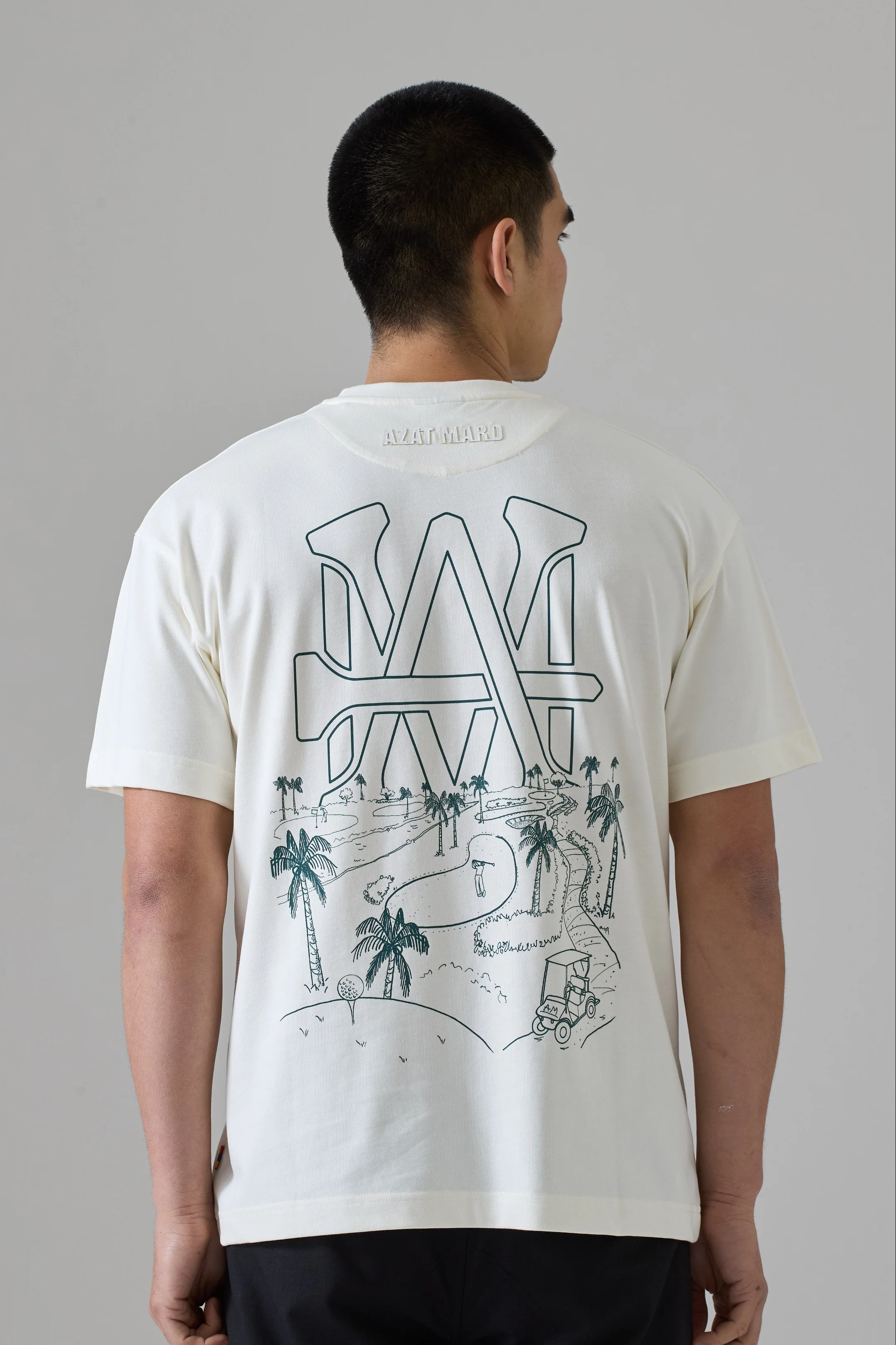 WHITE AM COUNTRY CLUB T-SHIRT - Image 4