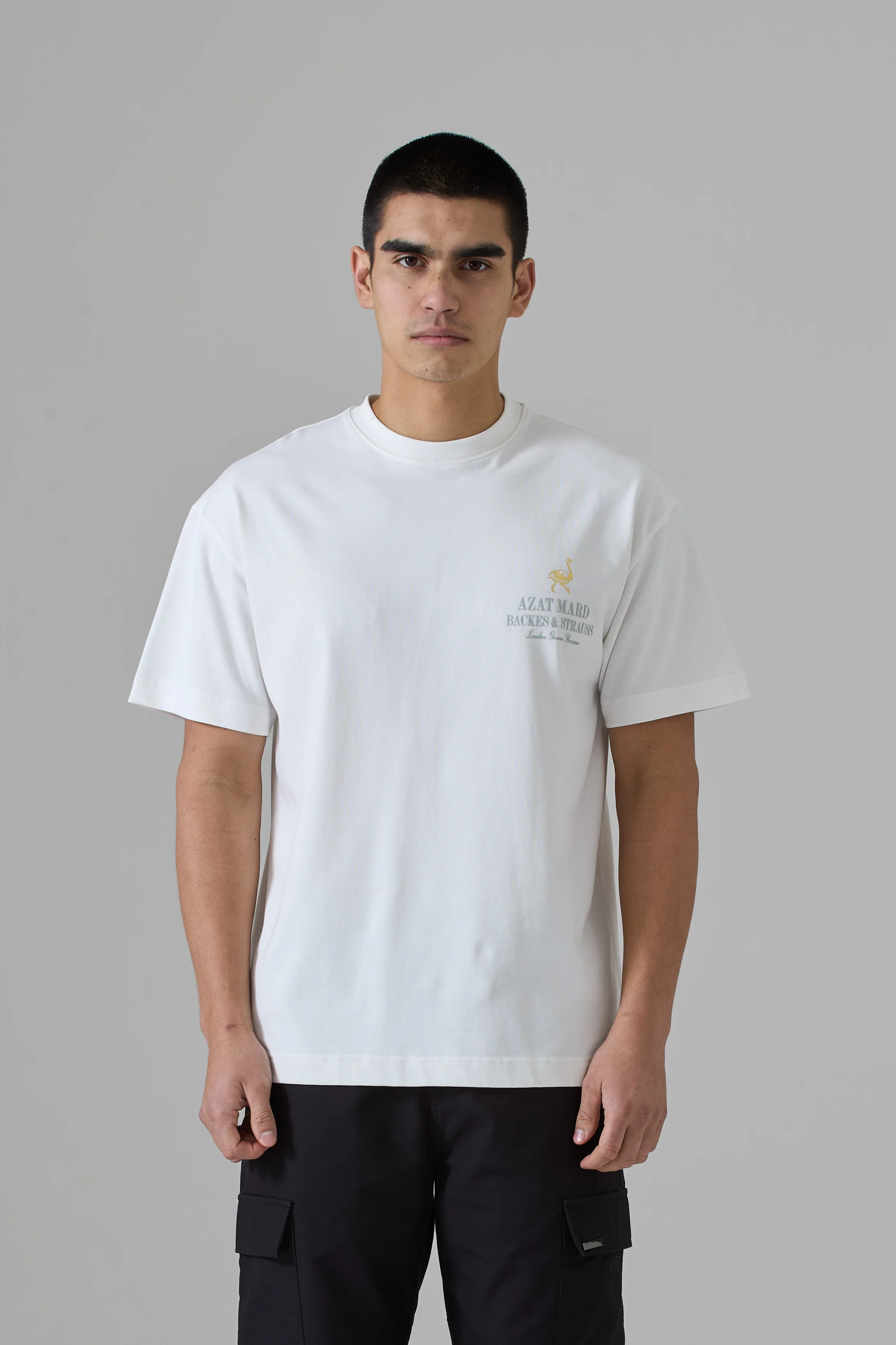 BACKES & STRAUSS WHITE T-SHIRT - Image 3