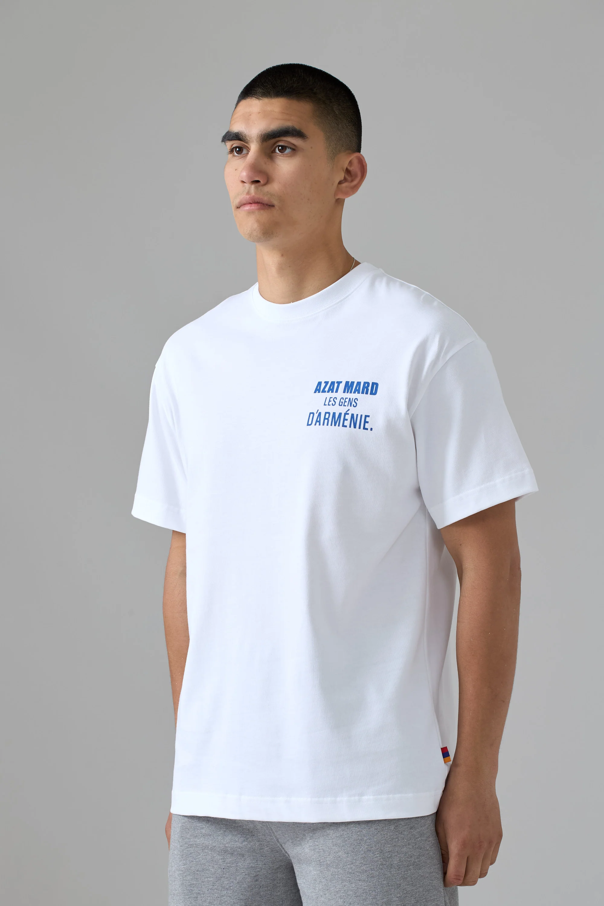 LES GENS WHITE/BLUE  T-SHIRT - Image 3