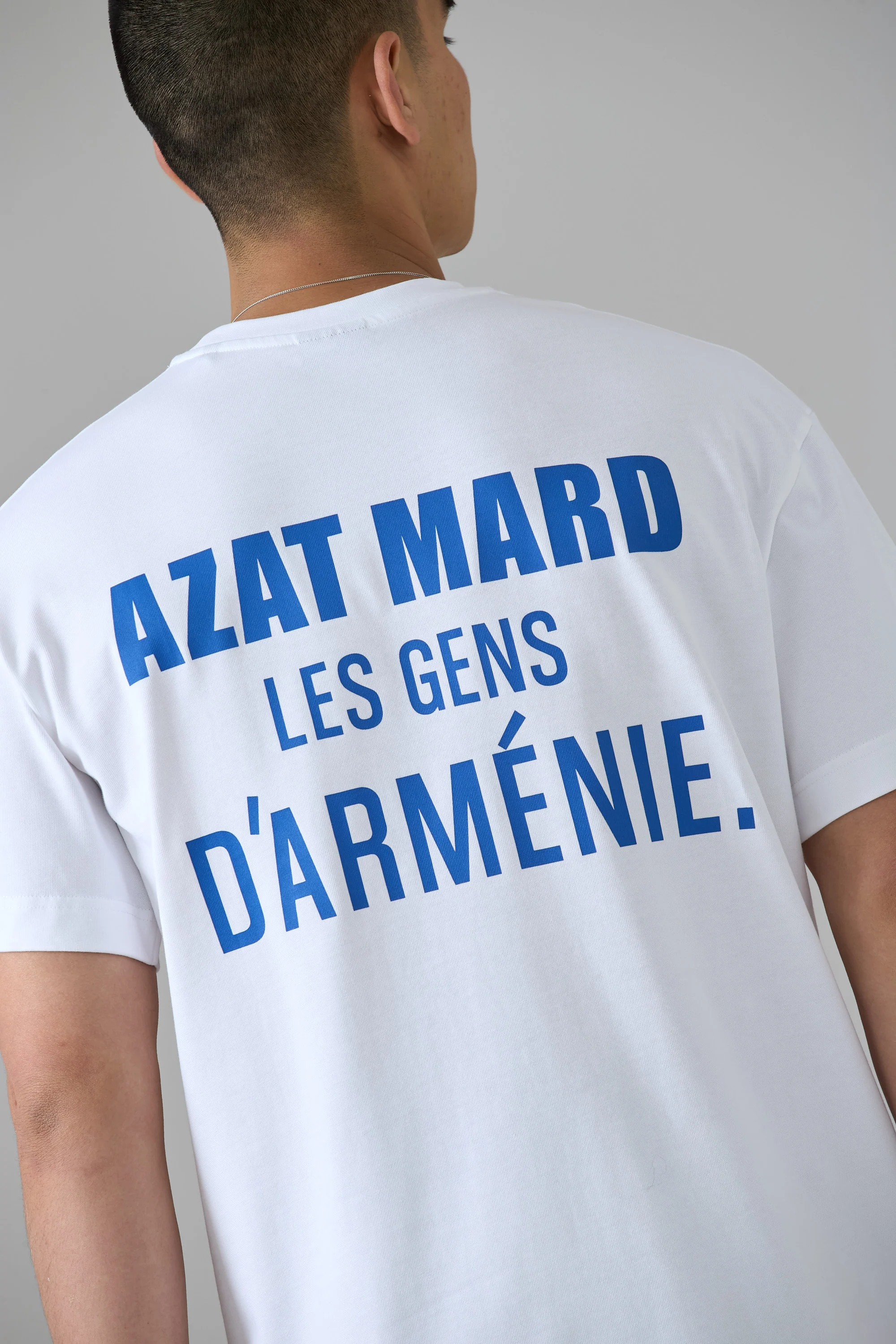 LES GENS WHITE/BLUE  T-SHIRT - Image 4