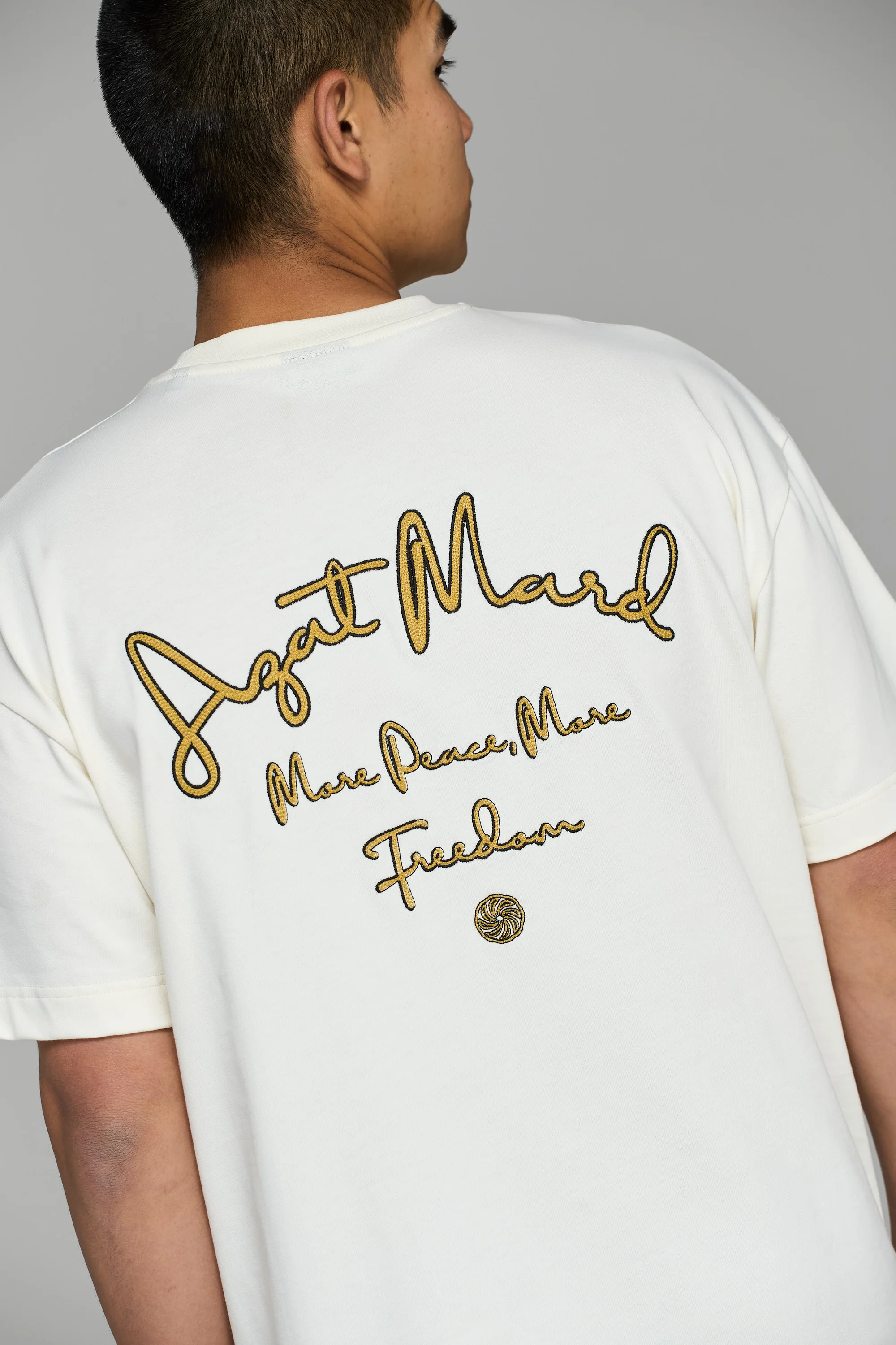 MORE PEACE, MORE FREEDOM OFF WHITE T-SHIRT - Image 2