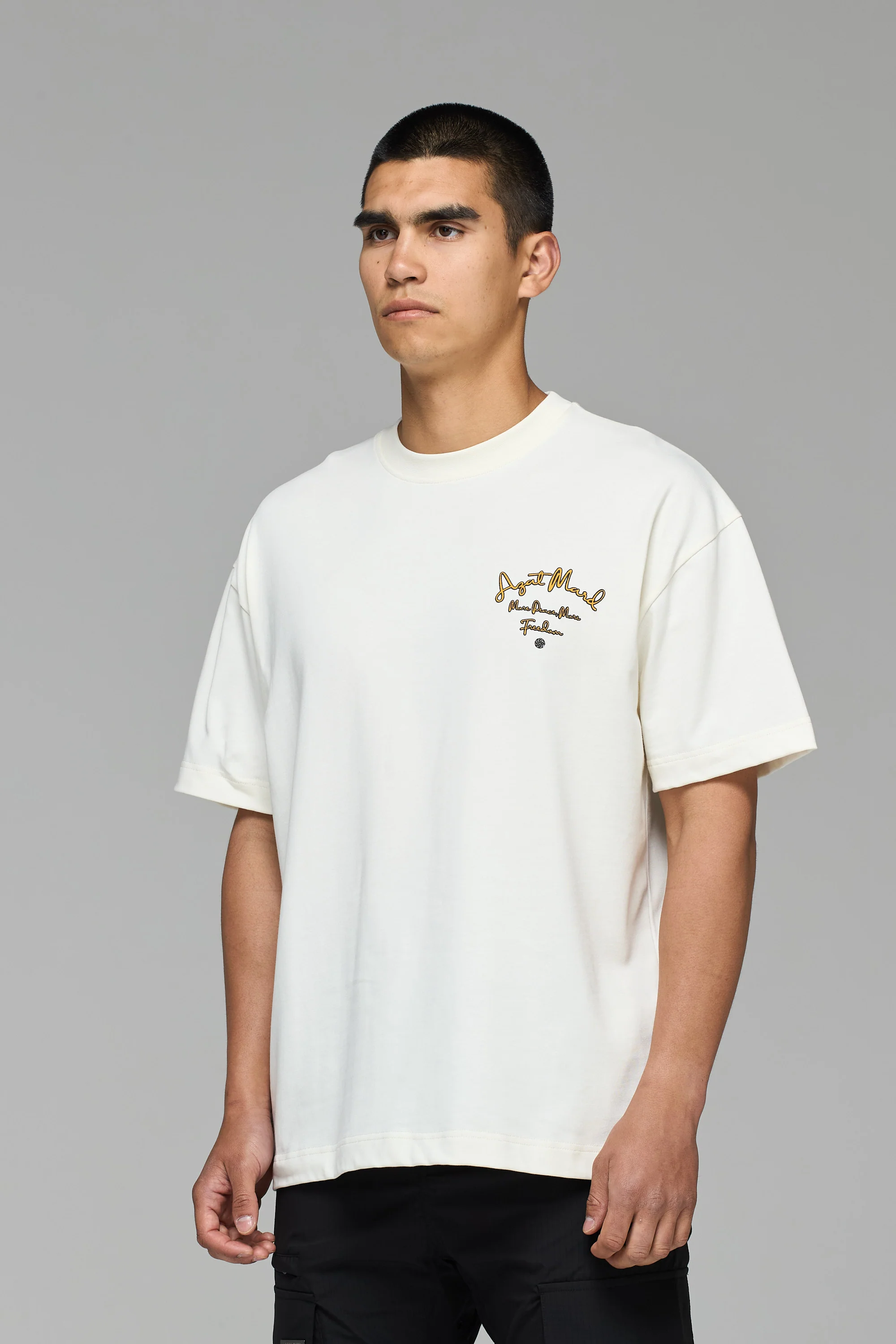 MORE PEACE, MORE FREEDOM OFF WHITE T-SHIRT - Image 5