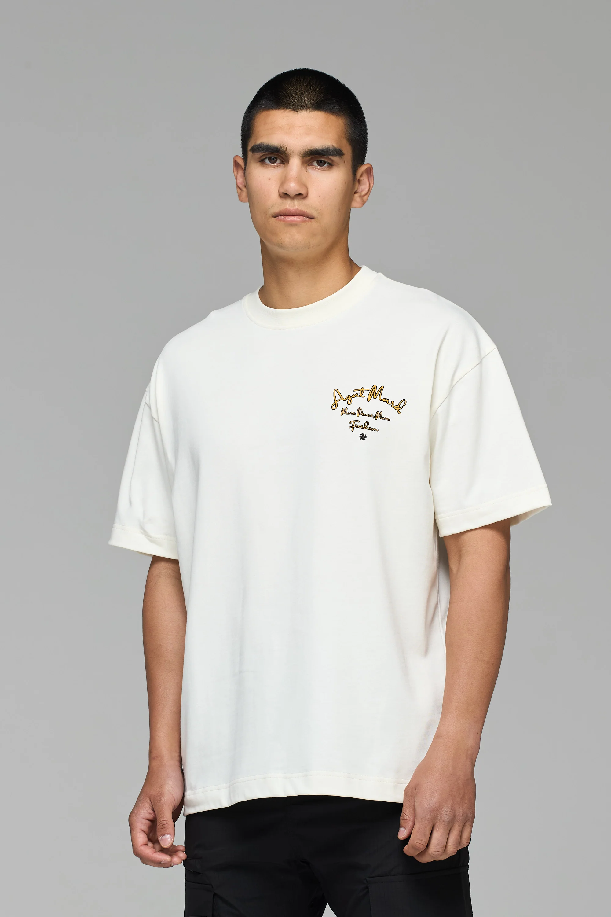 MORE PEACE, MORE FREEDOM OFF WHITE T-SHIRT - Image 6