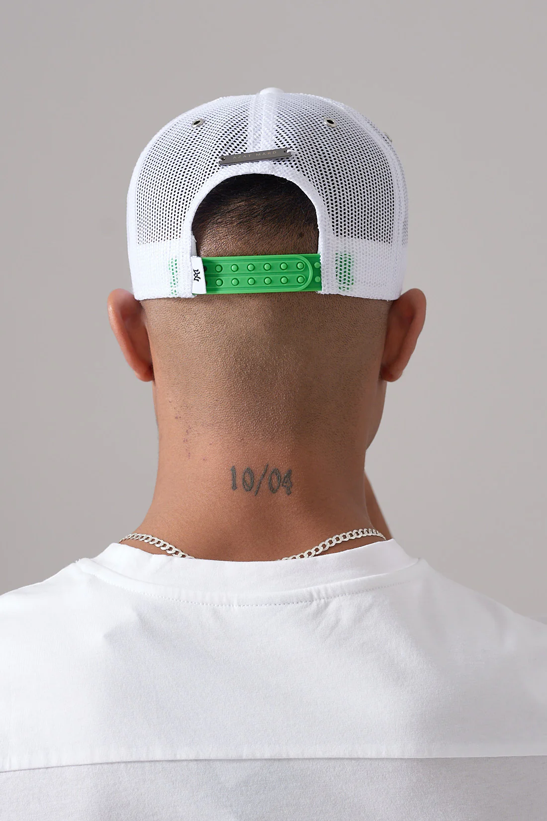 WHITE/WHITE IMPACT TRUCKER CAP - Image 3