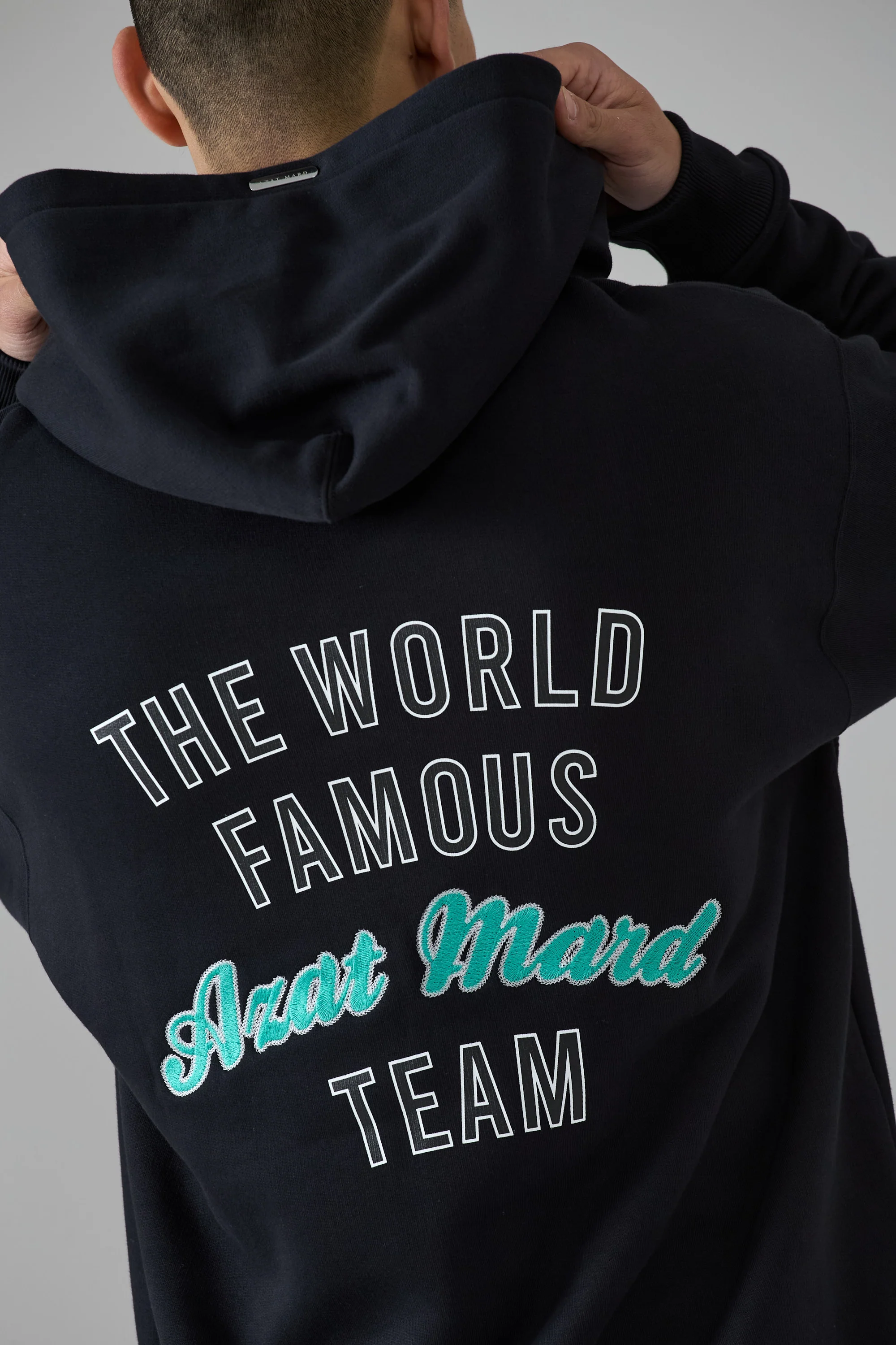 WORLD FAMOUS AZAT MARD TEAM BLACK HOODIE - Image 3