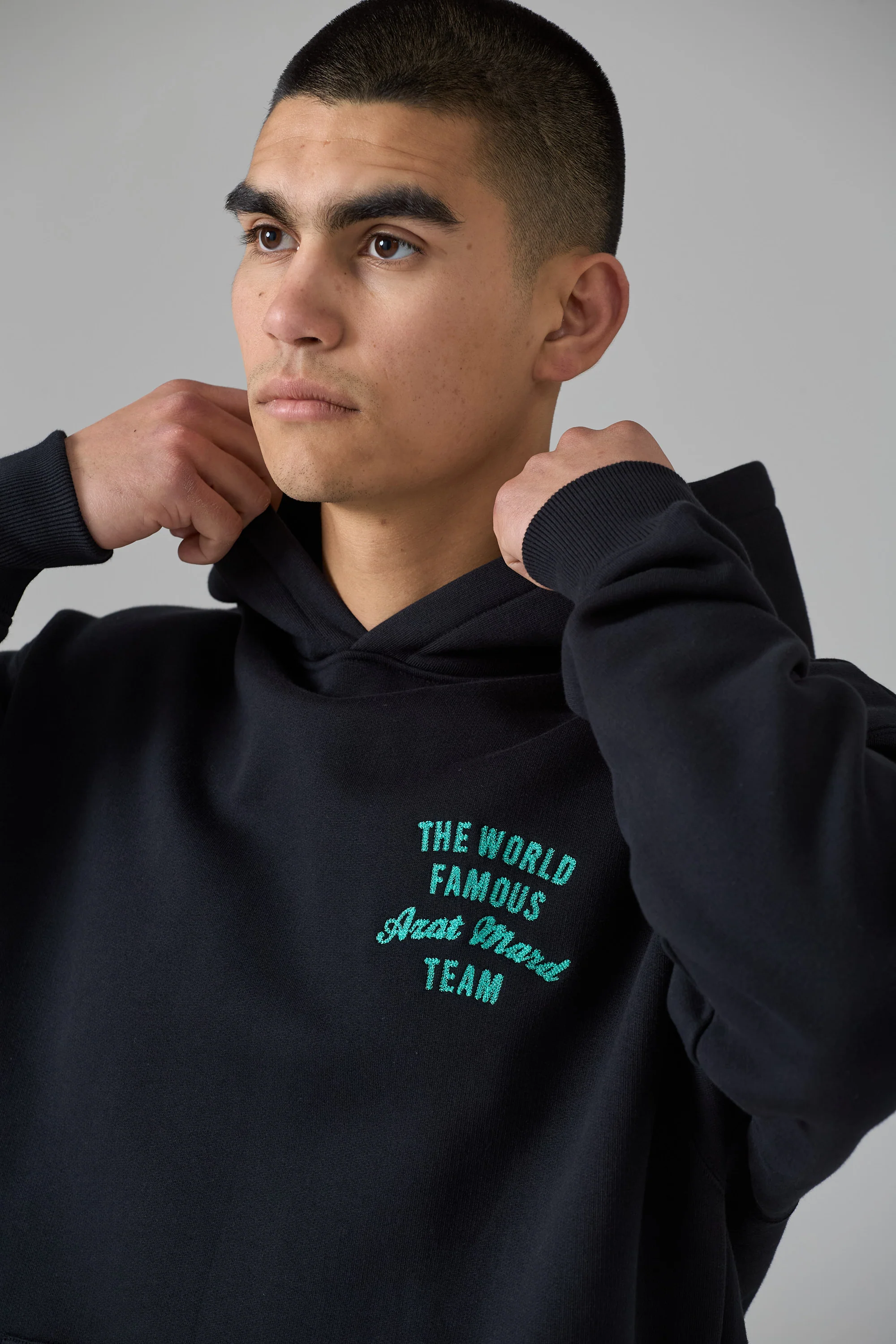 WORLD FAMOUS AZAT MARD TEAM BLACK HOODIE - Image 8