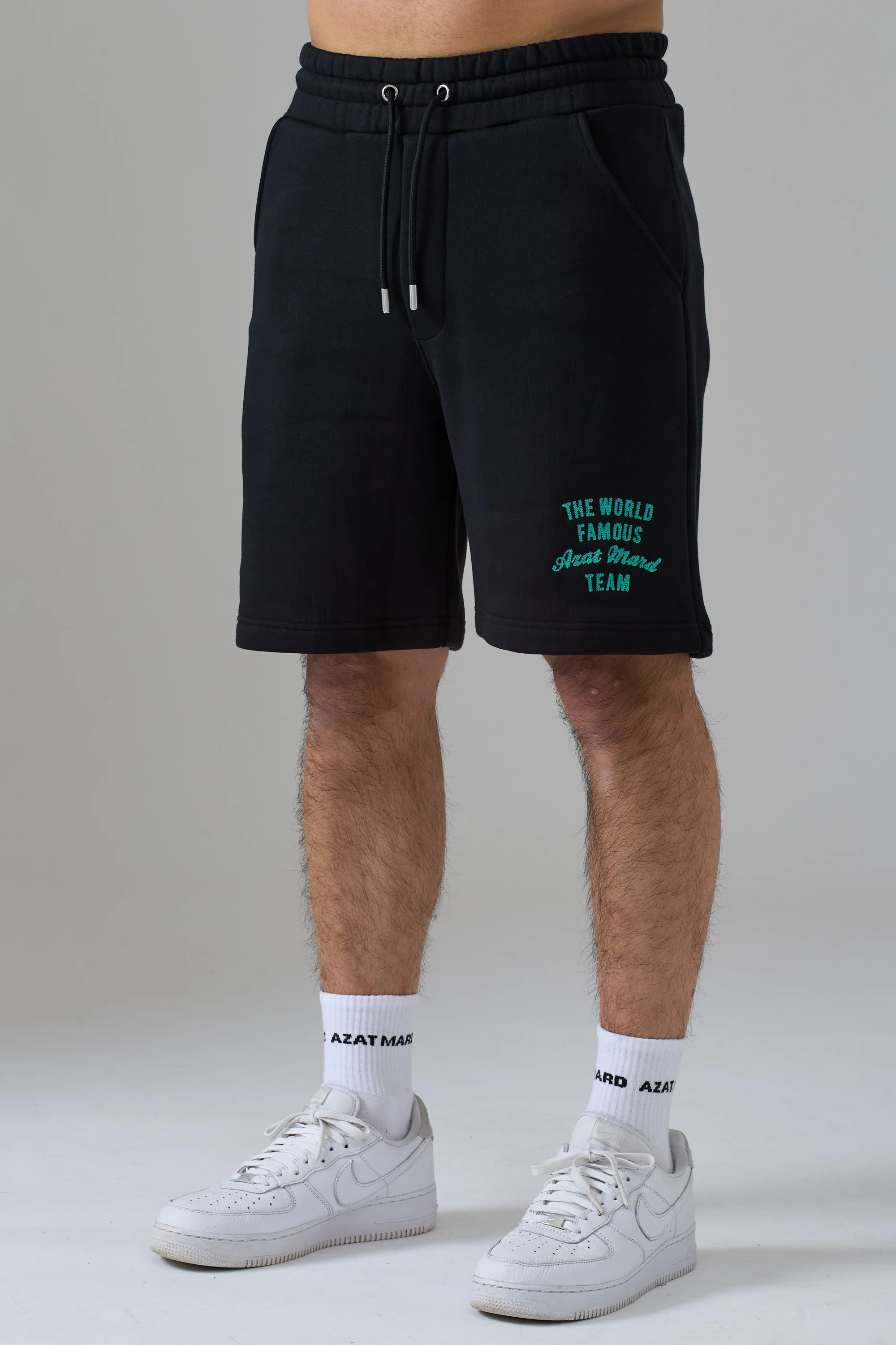 WORLD FAMOUS AZAT MARD TEAM BLACK SHORTS - Image 3