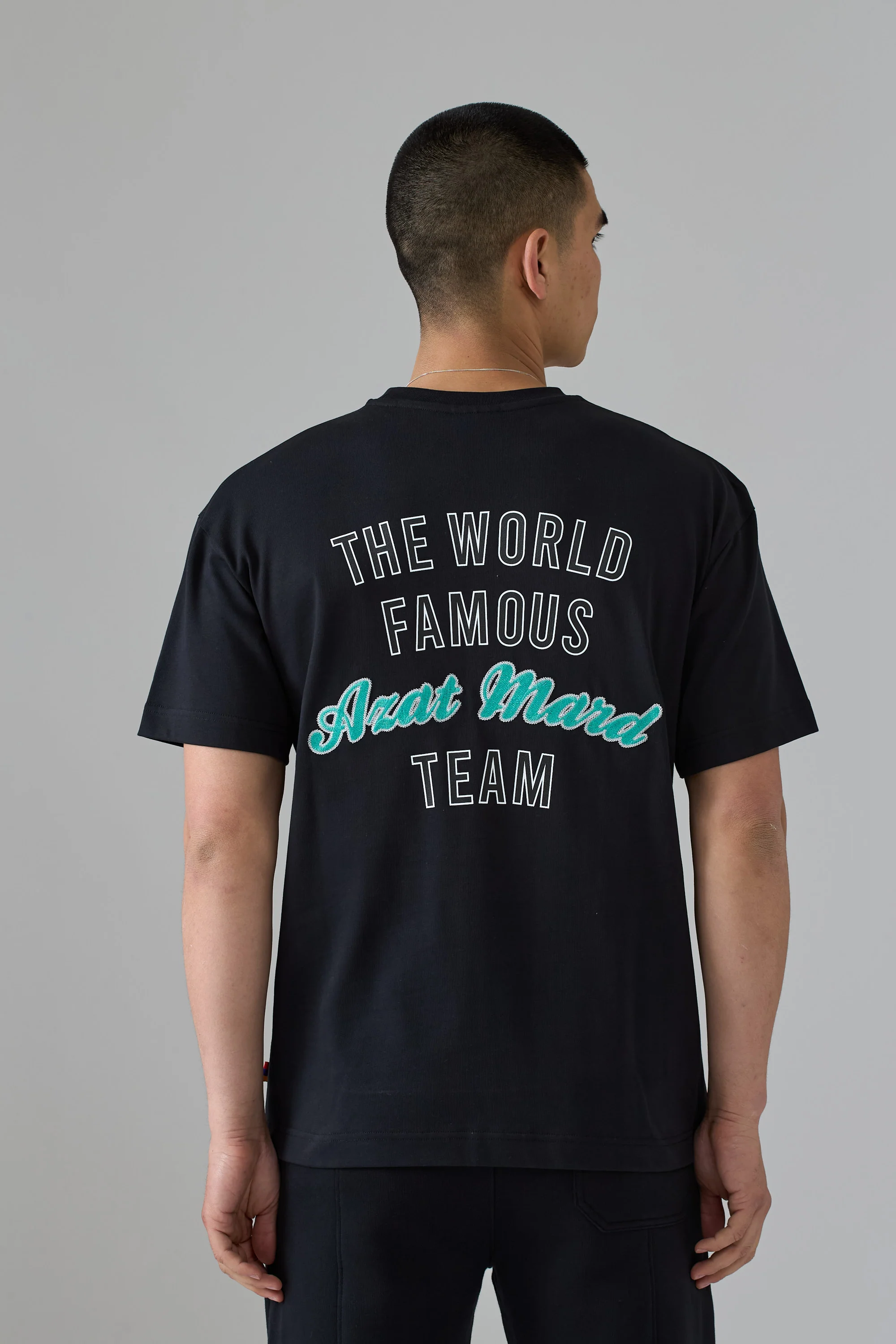 WORLD FAMOUS AZAT MARD TEAM BLACK T-SHIRT - Image 5