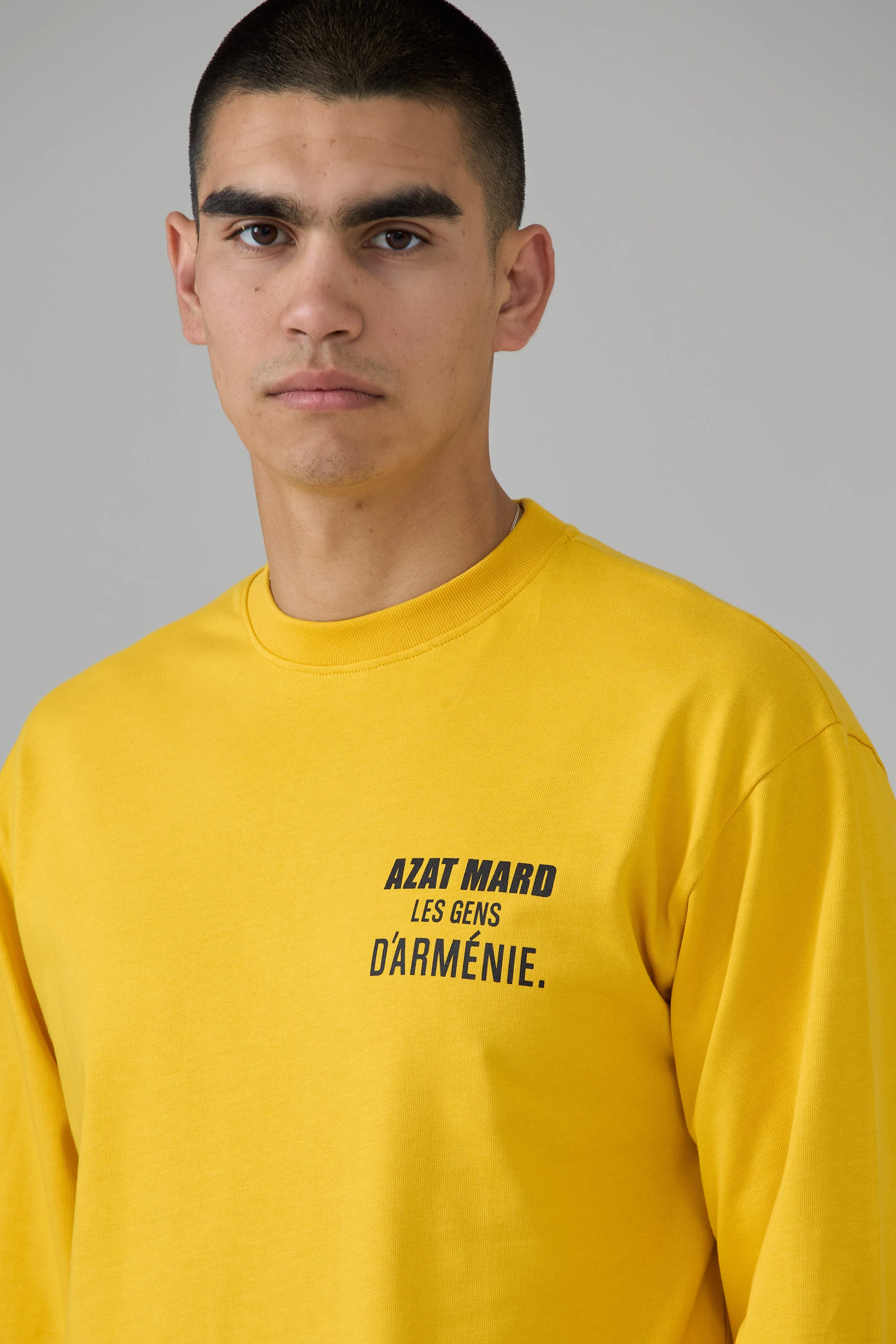 YELLOW LES GENS LONG SLEEVE T-SHIRT - Image 4